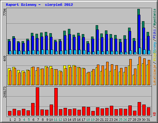 Raport Dzienny -  sierpie 2012